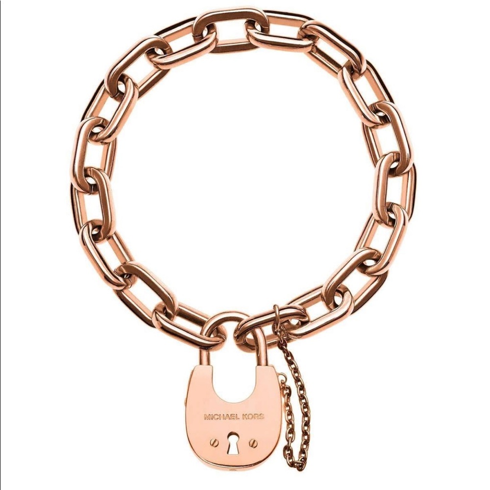 🎁HP🎁Micheal Kors rose gold padlock bracelet.🔥